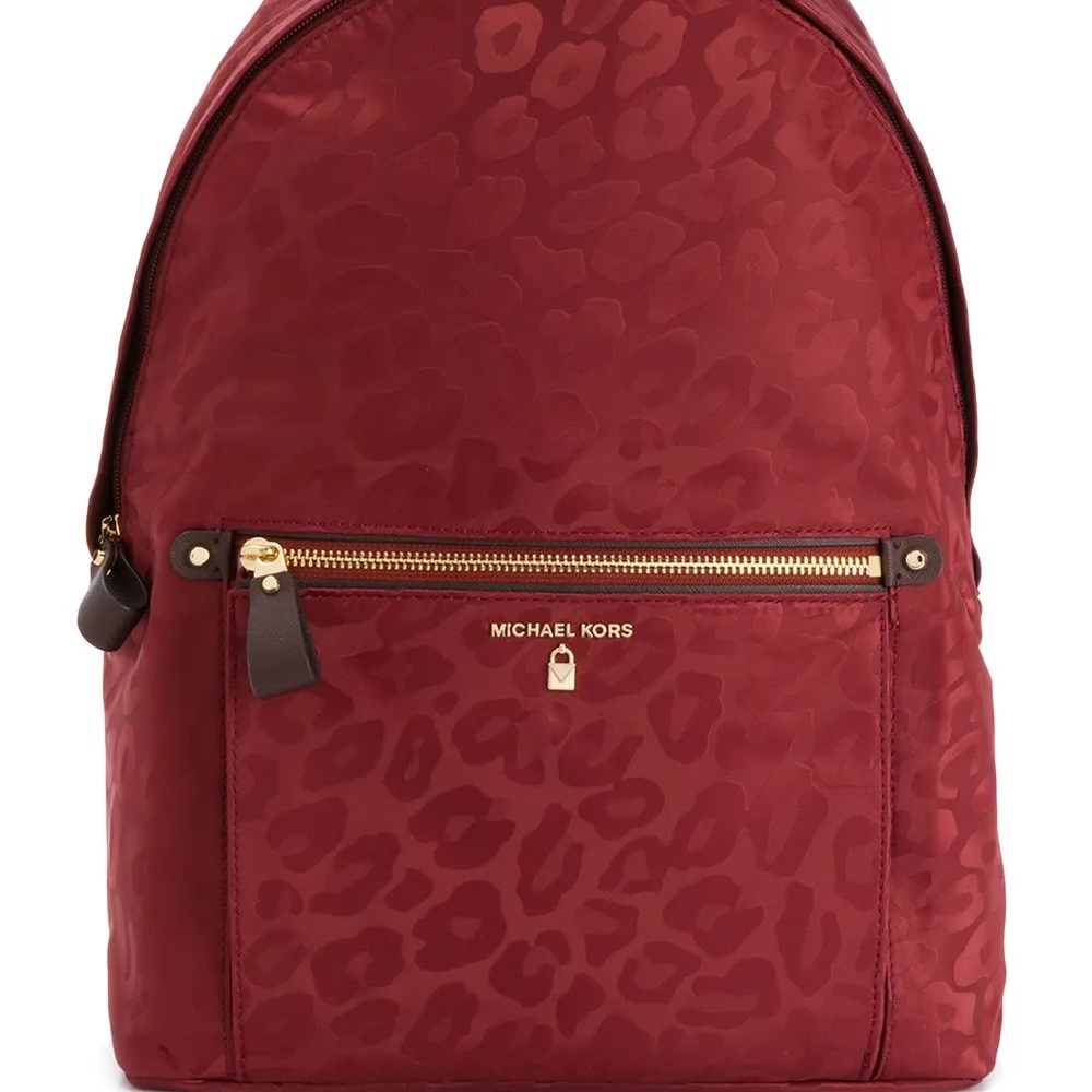 Michael Kors Kelsey Leopard Backpack